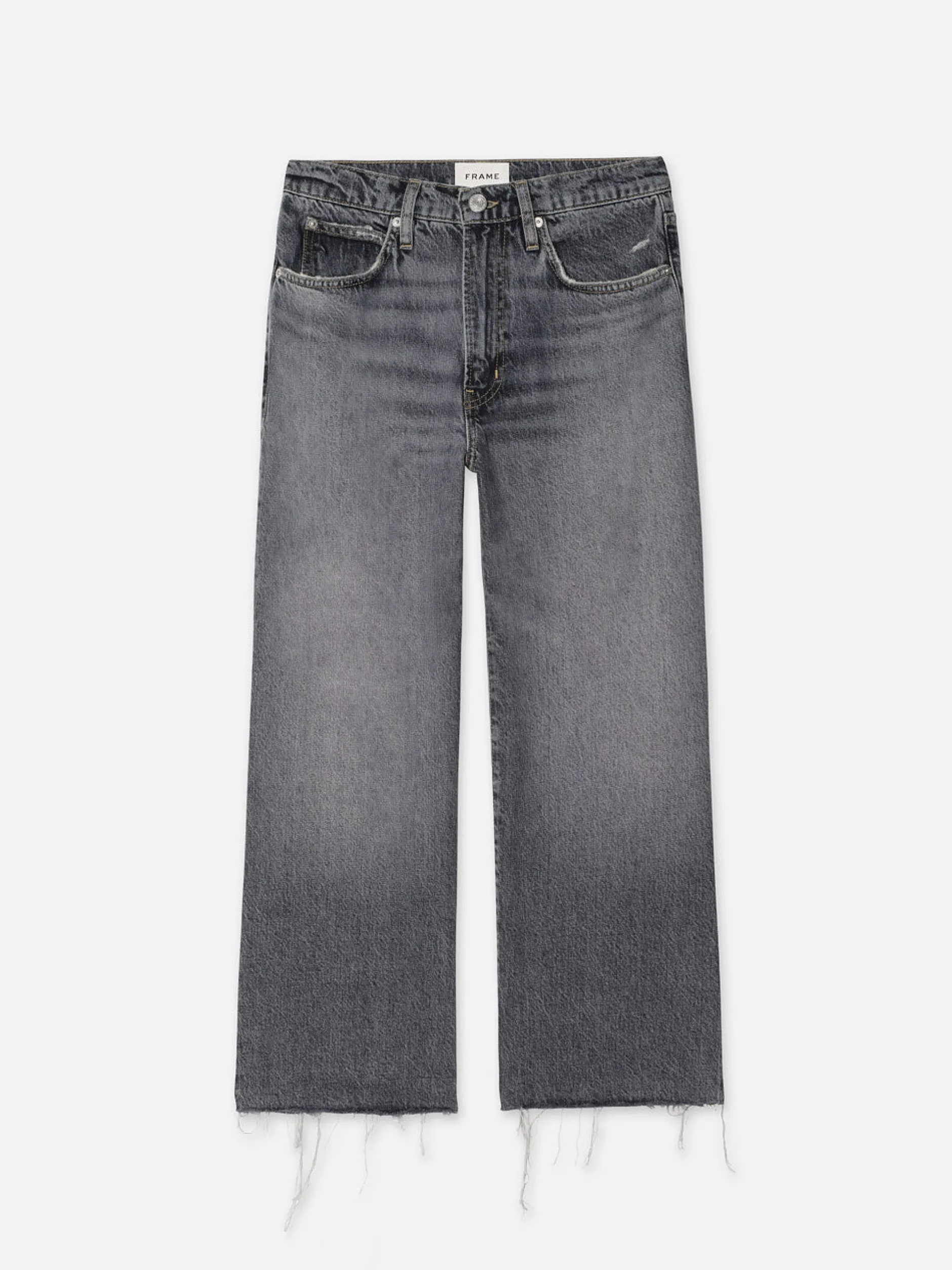 FRAME The Relaxed Straight Raw Fray in<Women Straight