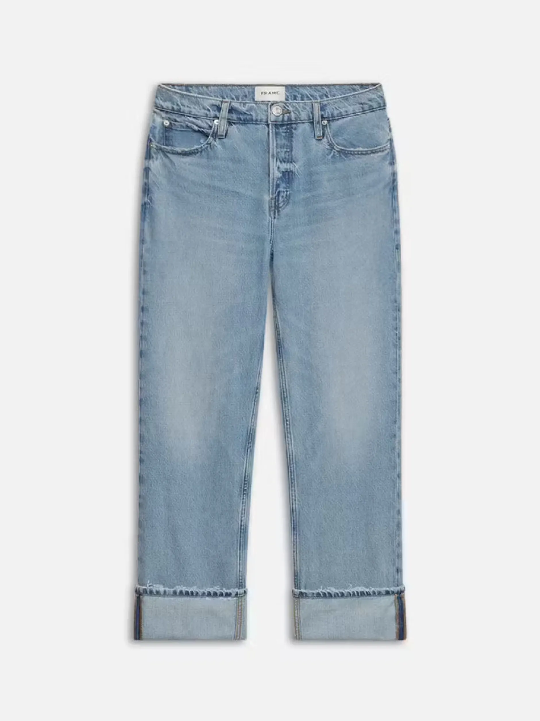 FRAME The Slouchy Straight Wide Cuff in<Women/BOY Straight|Boyfriend