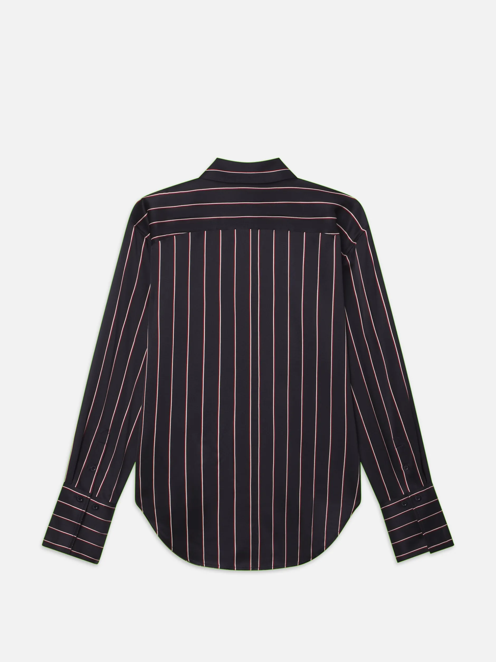 FRAME The Standard Shirt in Navy Stripe Multi<Women Tops & Blouses