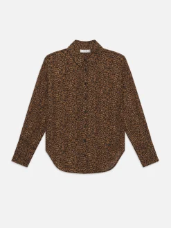 FRAME The Standard Shirt in Sand Multi<Women Tops & Blouses