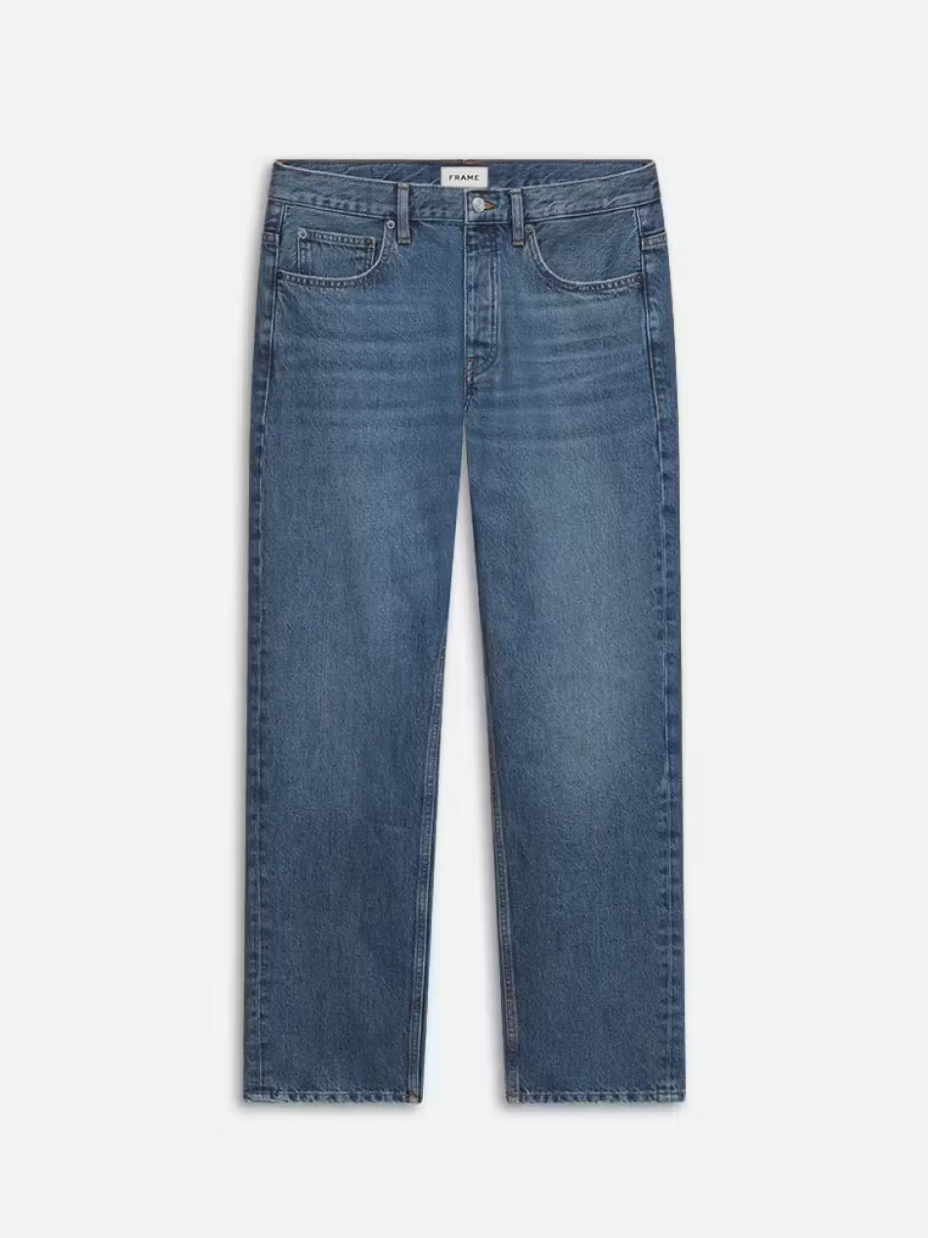 FRAME The Straight Jean in Blue Gold< Straight