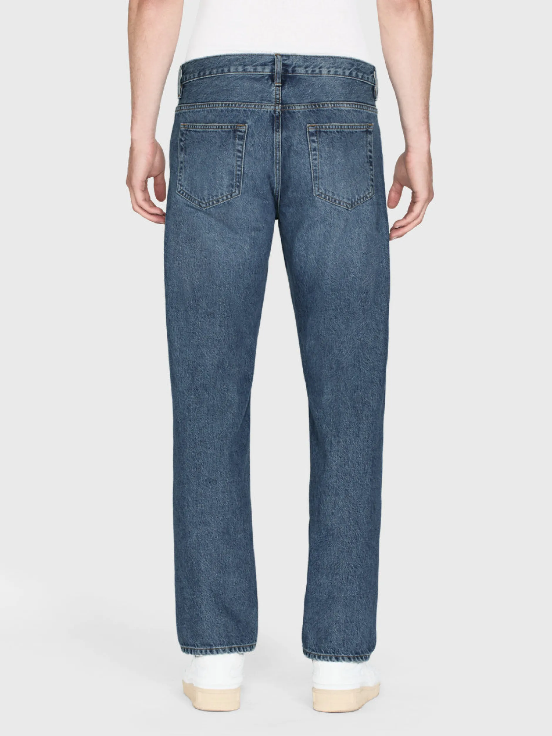 FRAME The Straight Jean in Blue Gold< Straight