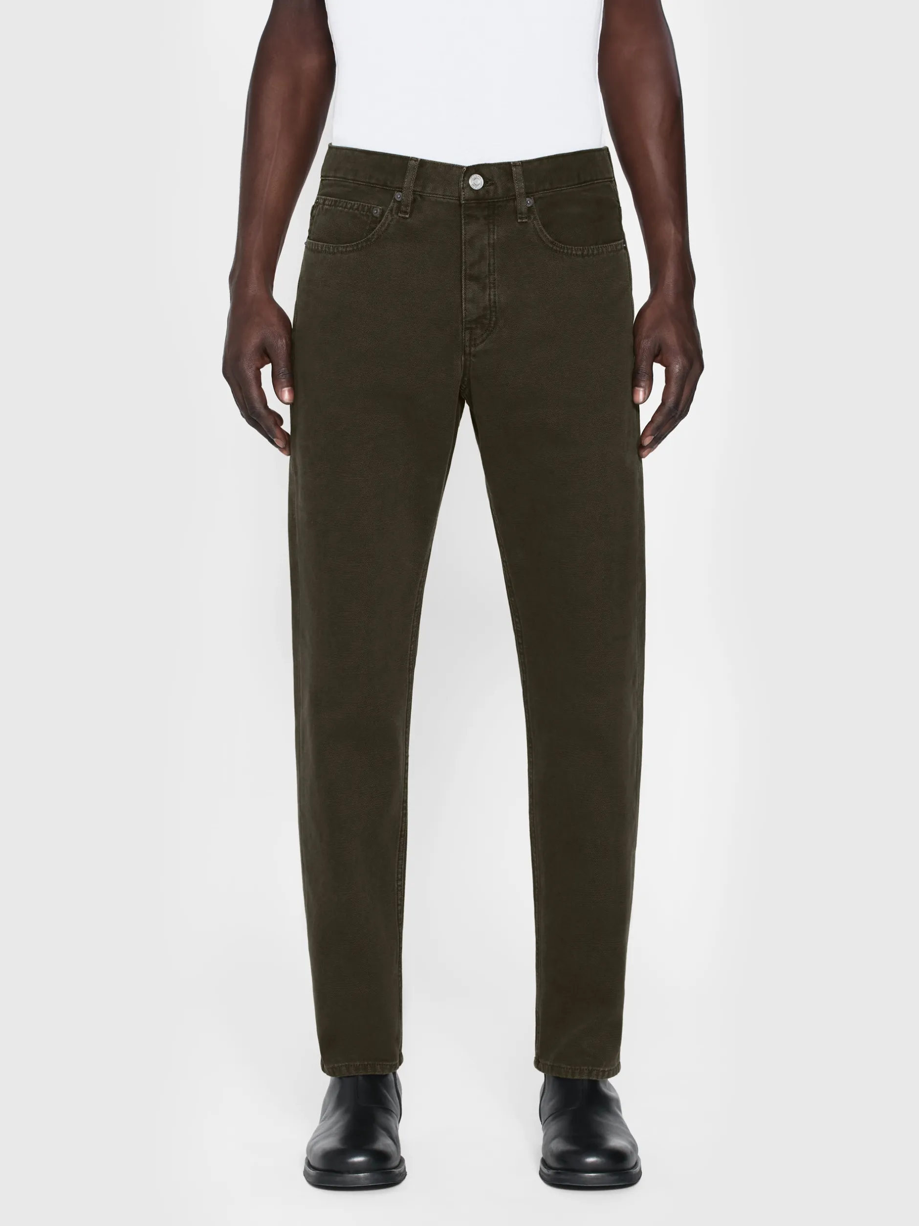 FRAME The Straight Jean in Dark Chocolate< Straight