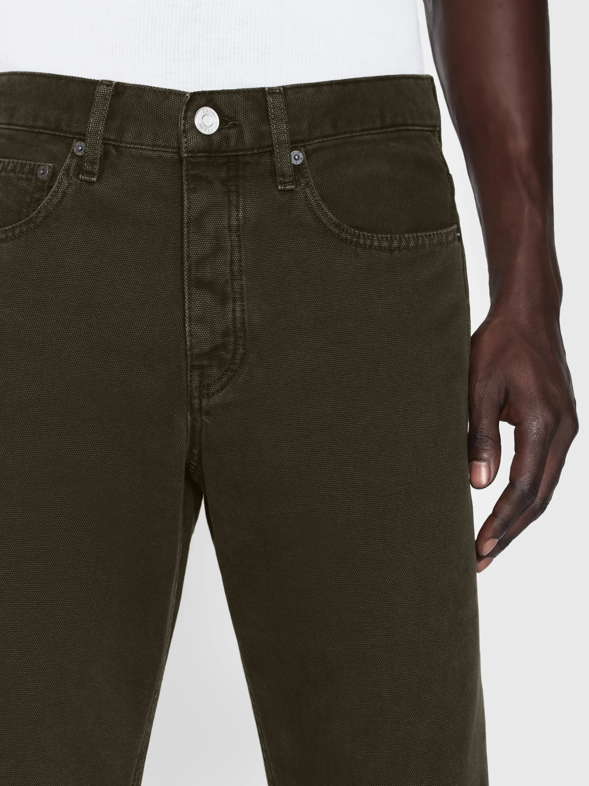 FRAME The Straight Jean in Dark Chocolate< Straight