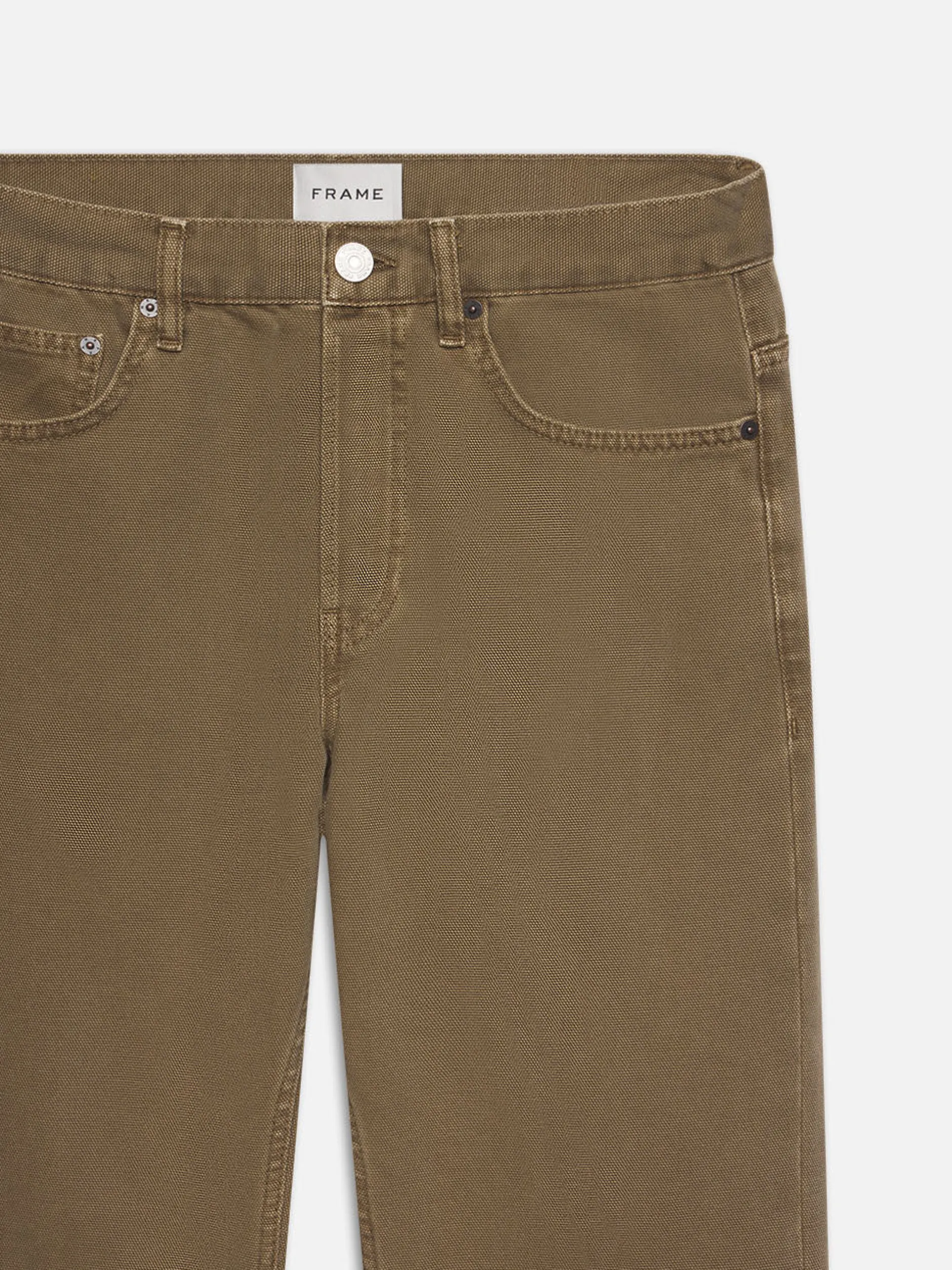 FRAME The Straight Jean in Light Brown< Straight