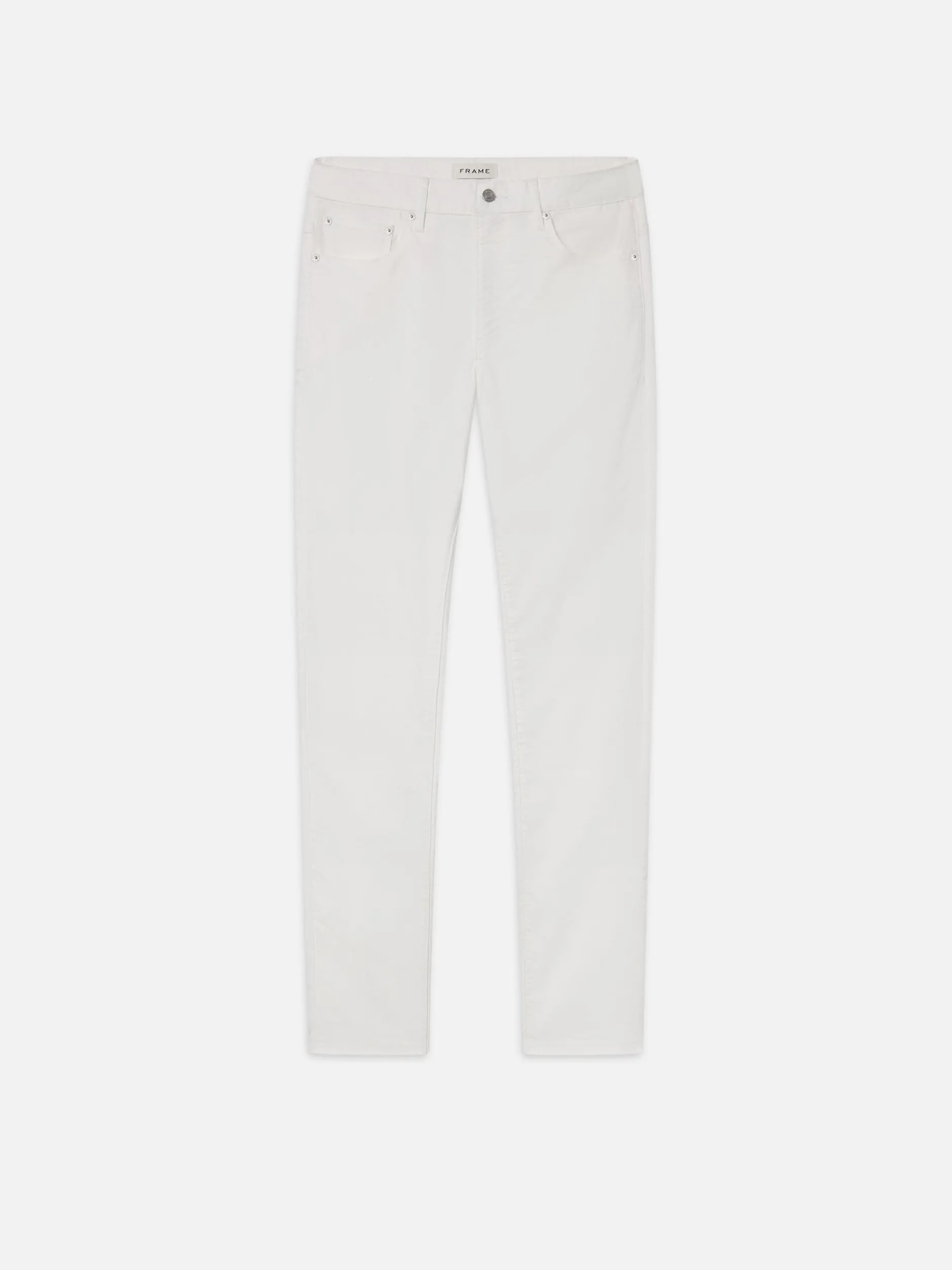 FRAME The Straight Jean in Off White< Straight