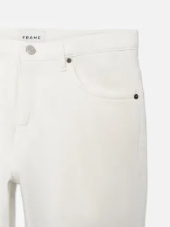 FRAME The Straight Jean in Off White< Straight
