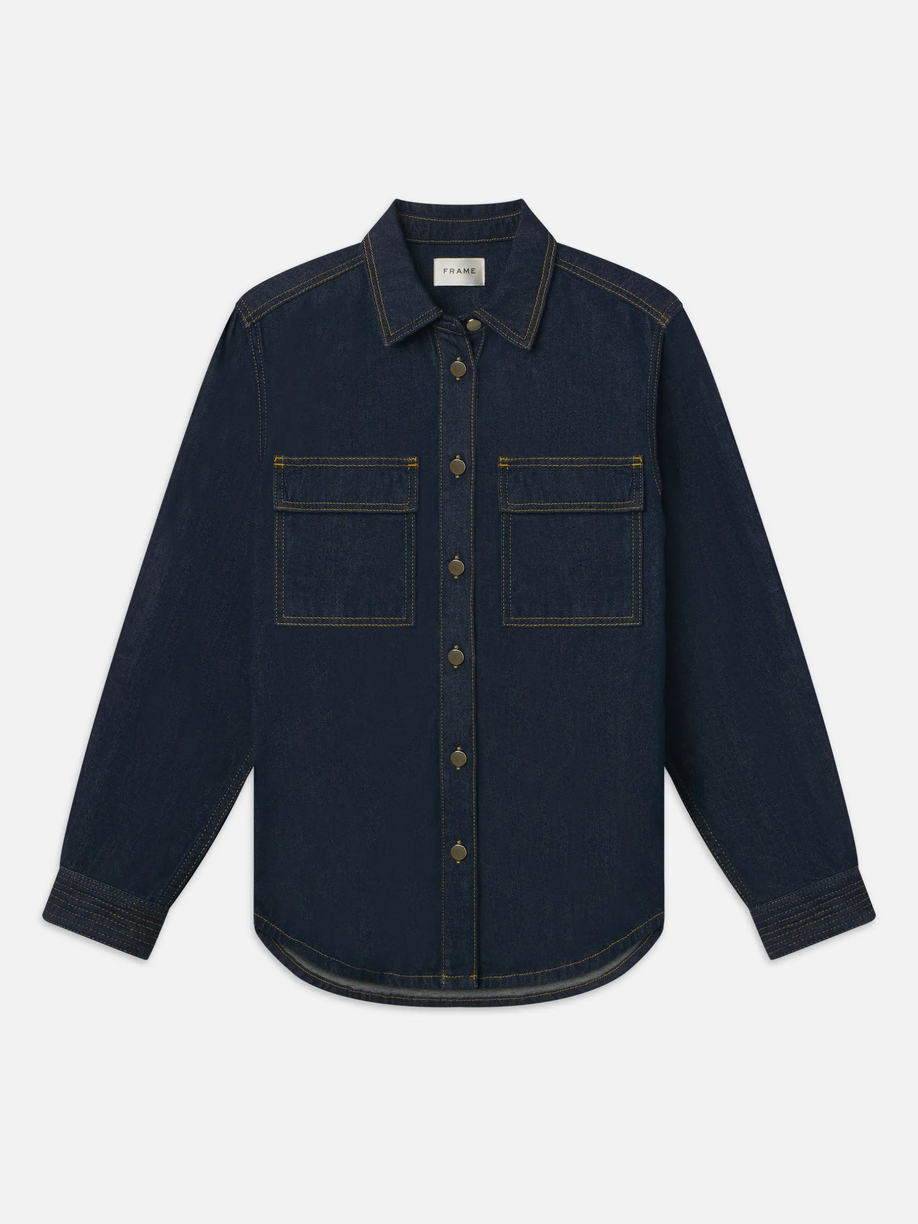 FRAME The Trapunto Shirt in<Women Tops & Blouses