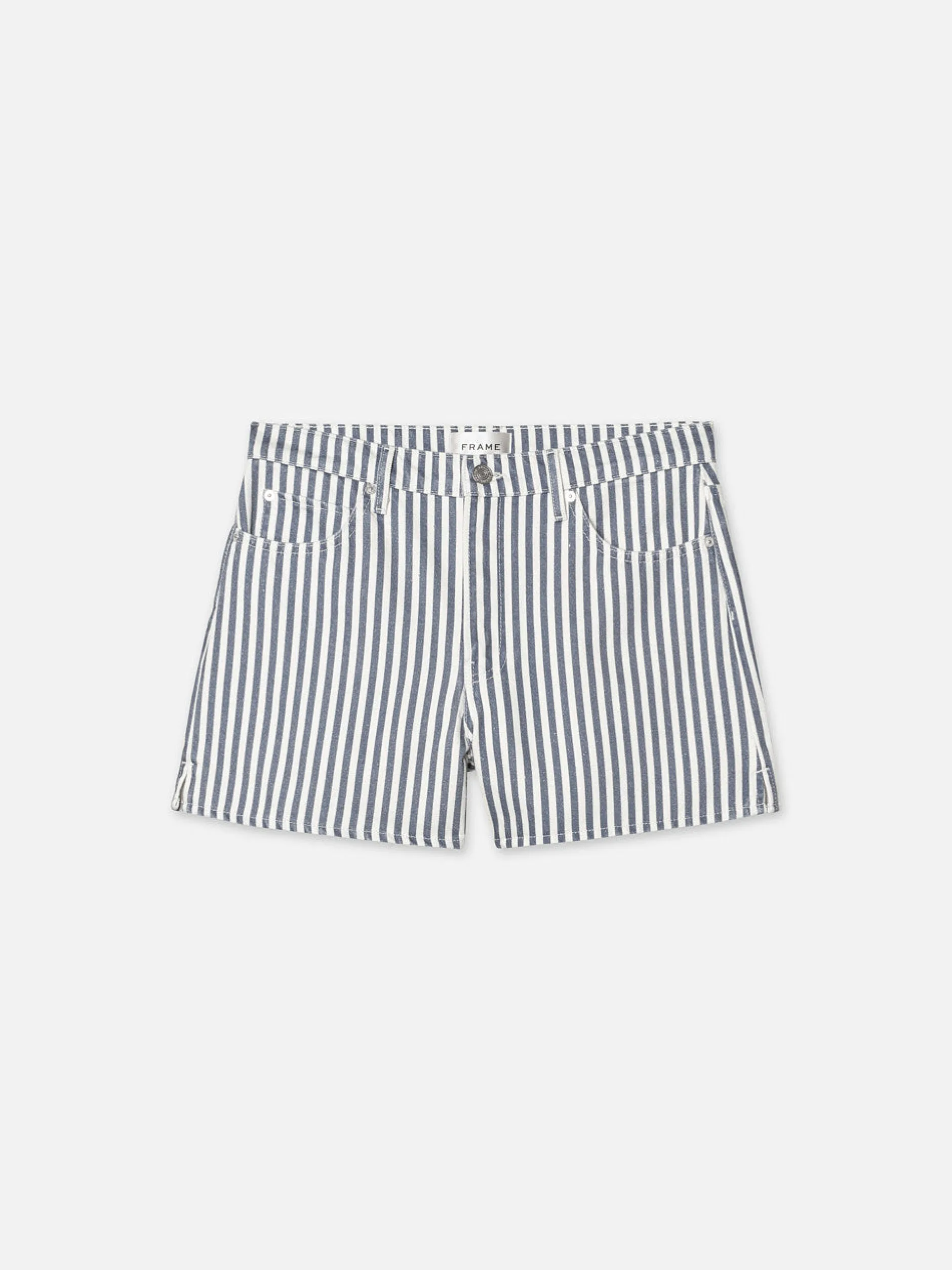 FRAME The Vintage Relaxed Short in Seaport Stripe<Women Skirts & Shorts
