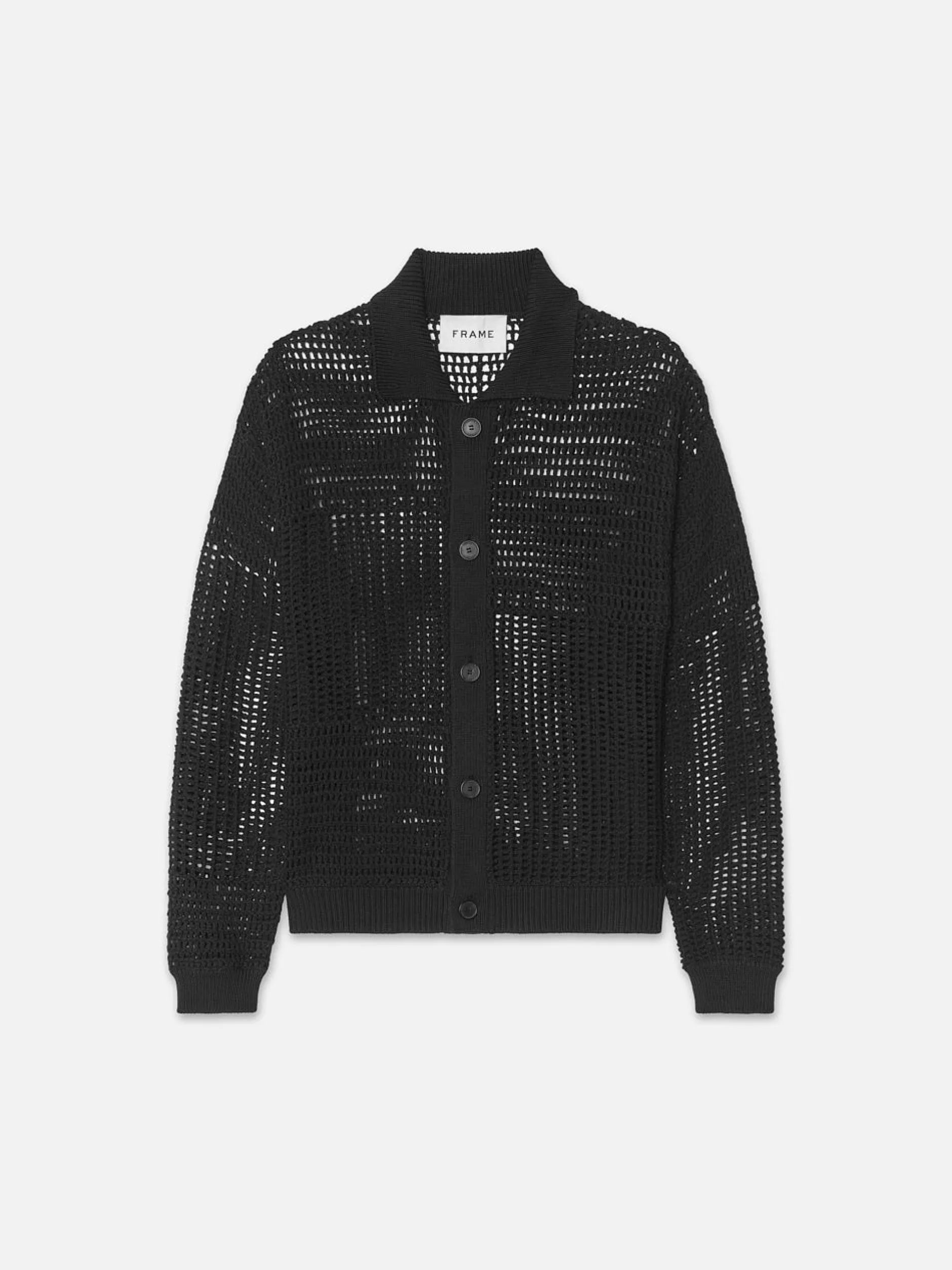 FRAME Tonal Crochet Sweater in< Sweaters & Hoodies