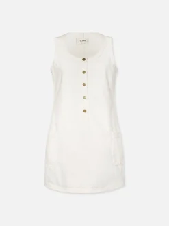 FRAME Trapunto Side Pocket Dress in Au Natural Clean<Women Dresses & Jumpsuits