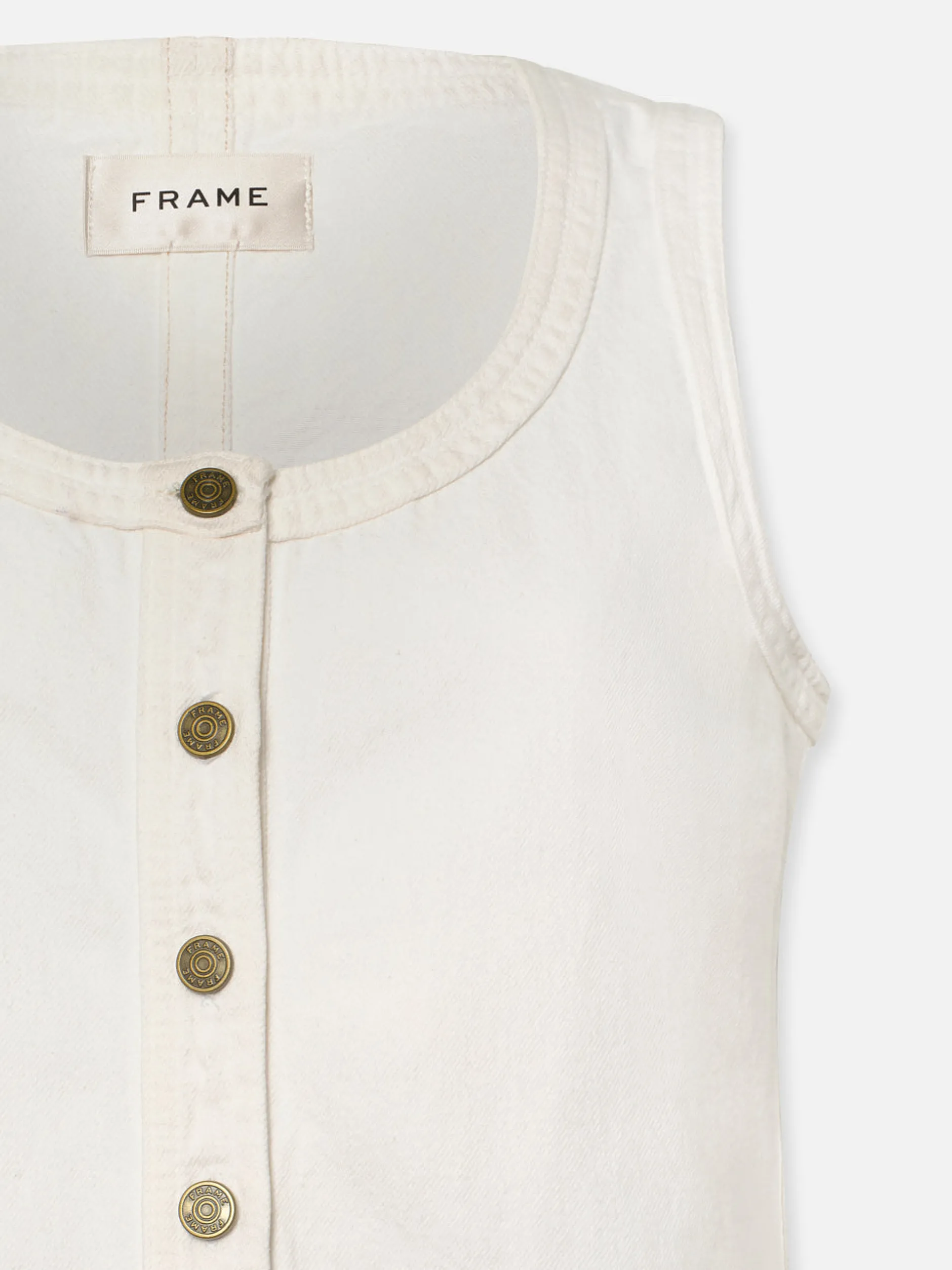 FRAME Trapunto Side Pocket Dress in Au Natural Clean<Women Dresses & Jumpsuits
