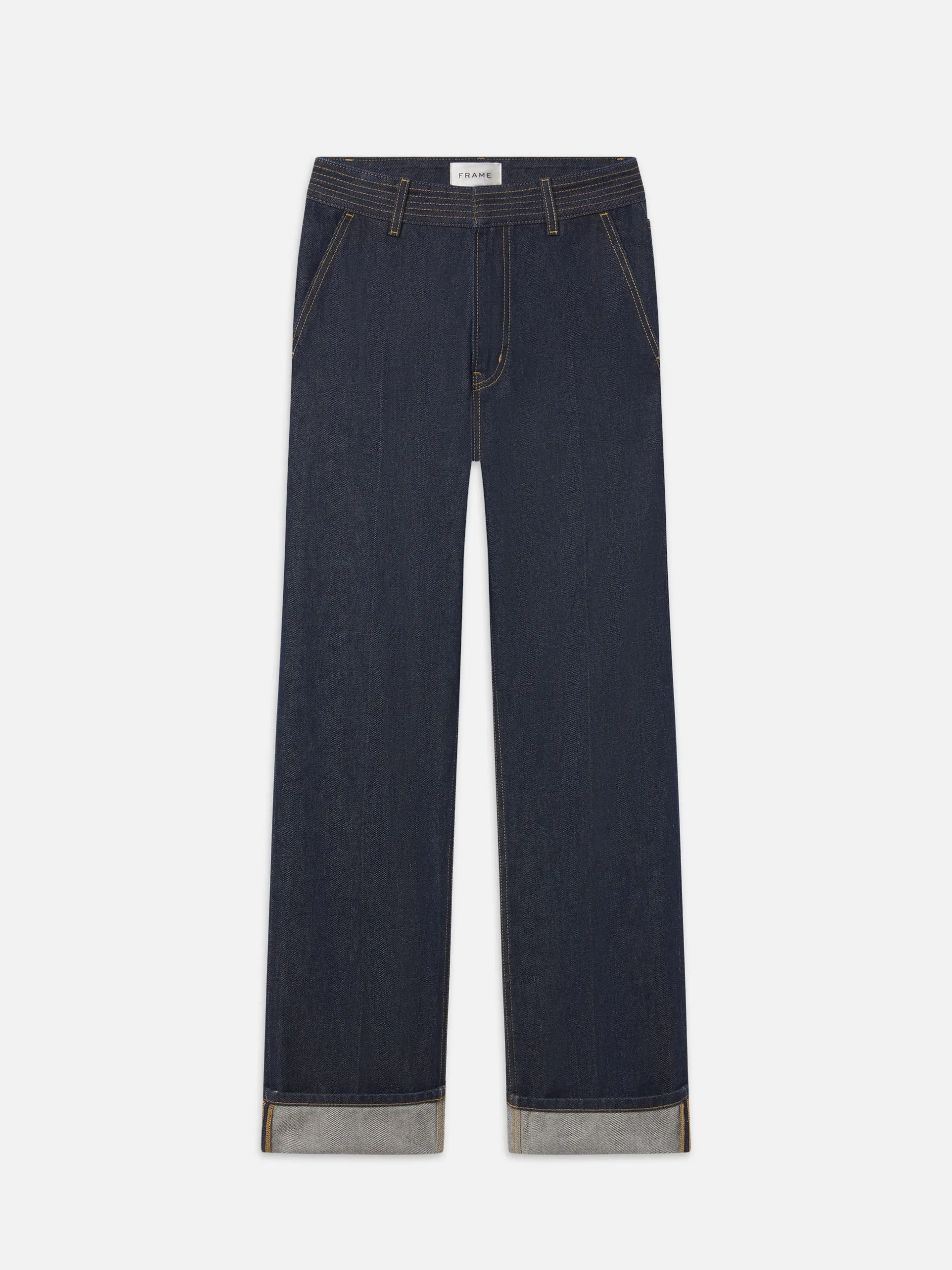 FRAME Trapunto Trouser in<Women Straight