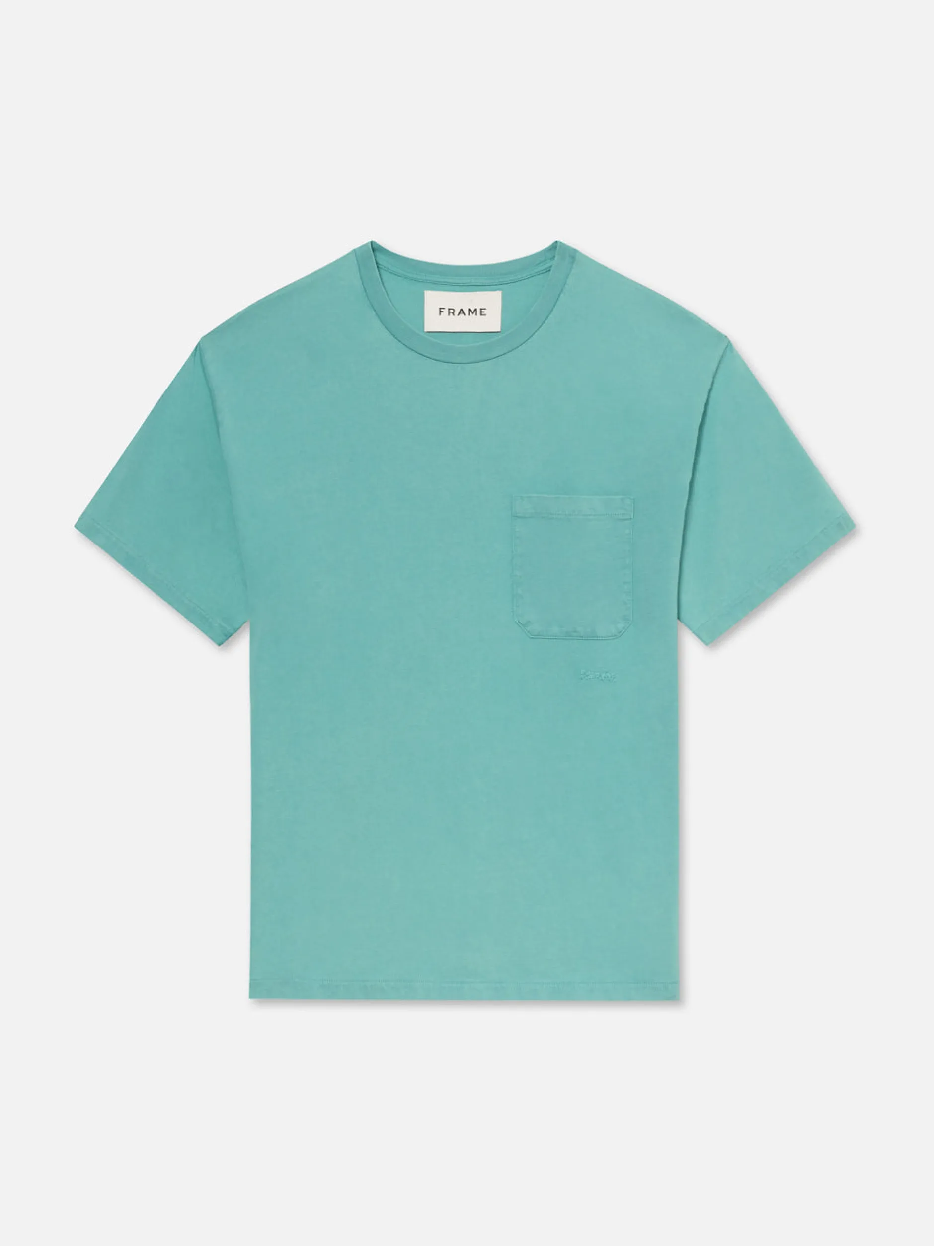 FRAME Vintage Tee in Aqua Blue< Tees & Polos