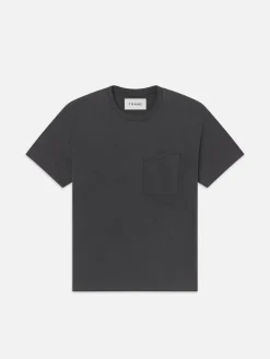 FRAME Vintage Tee in Vintage Off Black< Tees & Polos