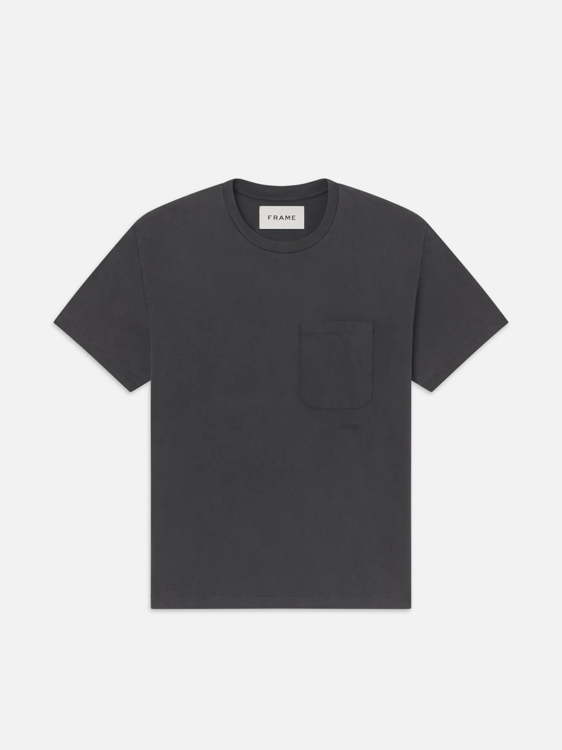 FRAME Vintage Tee in Vintage Off Black< Tees & Polos