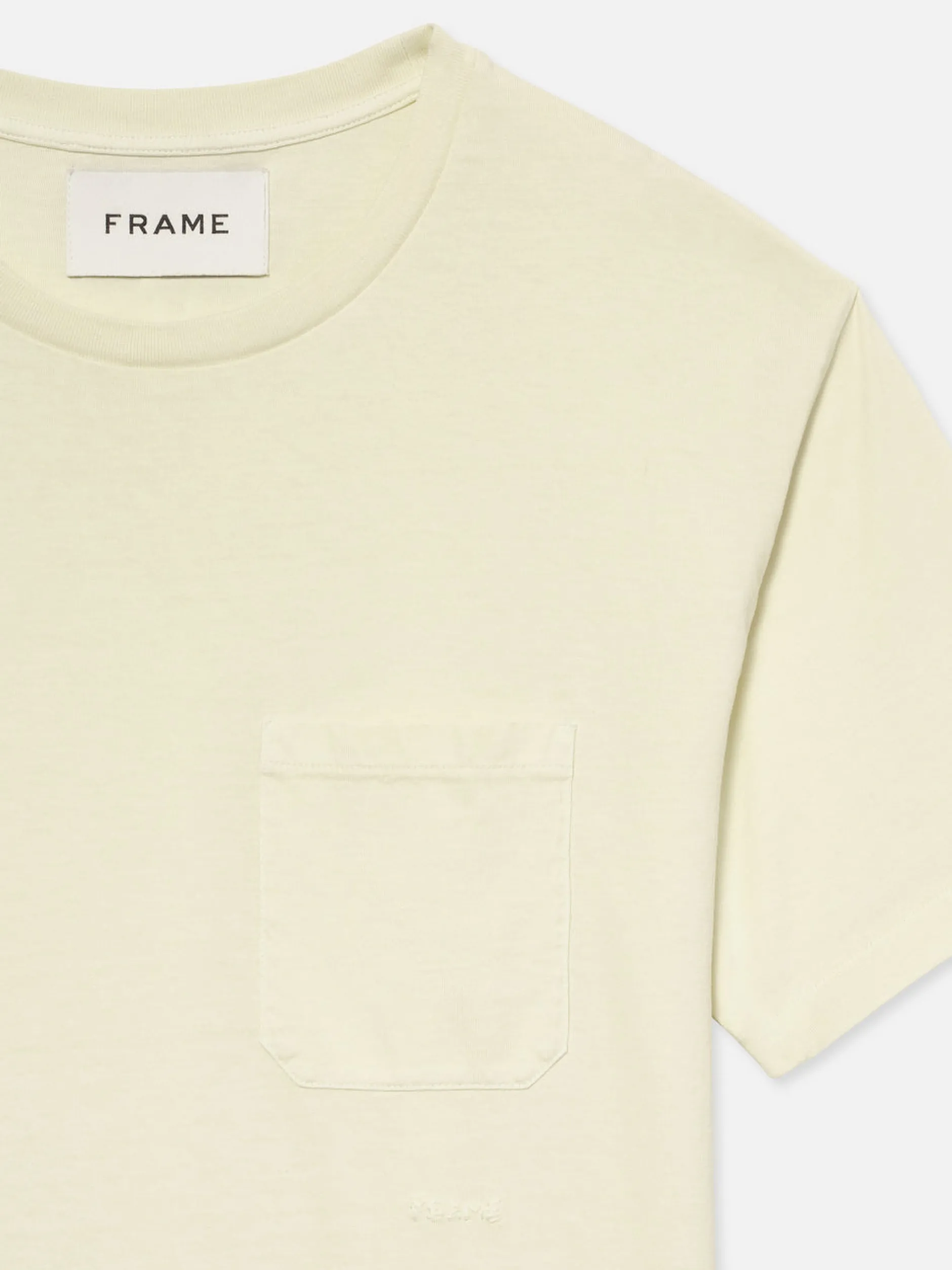 FRAME Vintage Tee in White Sand< Tees & Polos