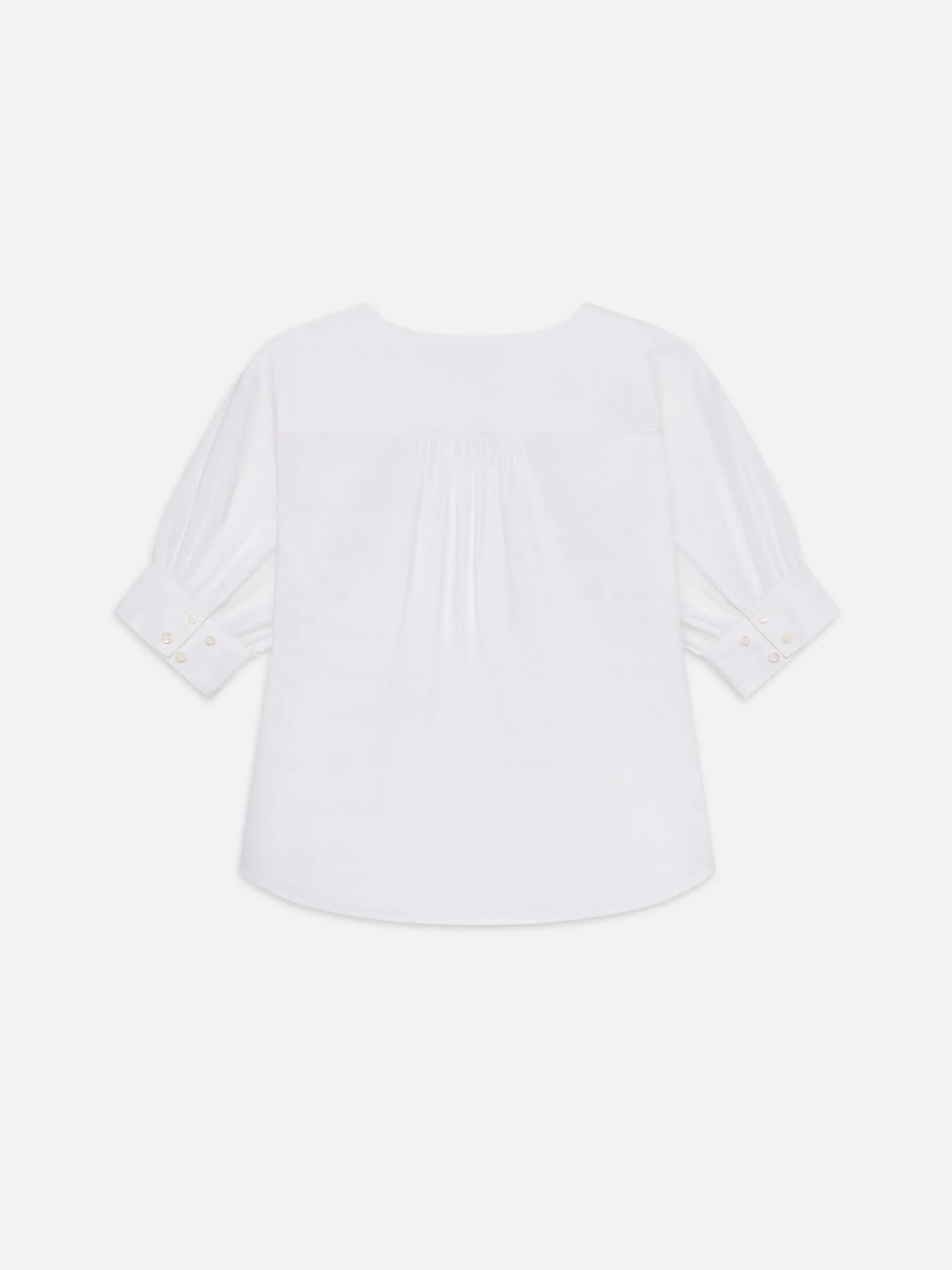 FRAME V-Neck Popover Top in<Women Tops & Blouses