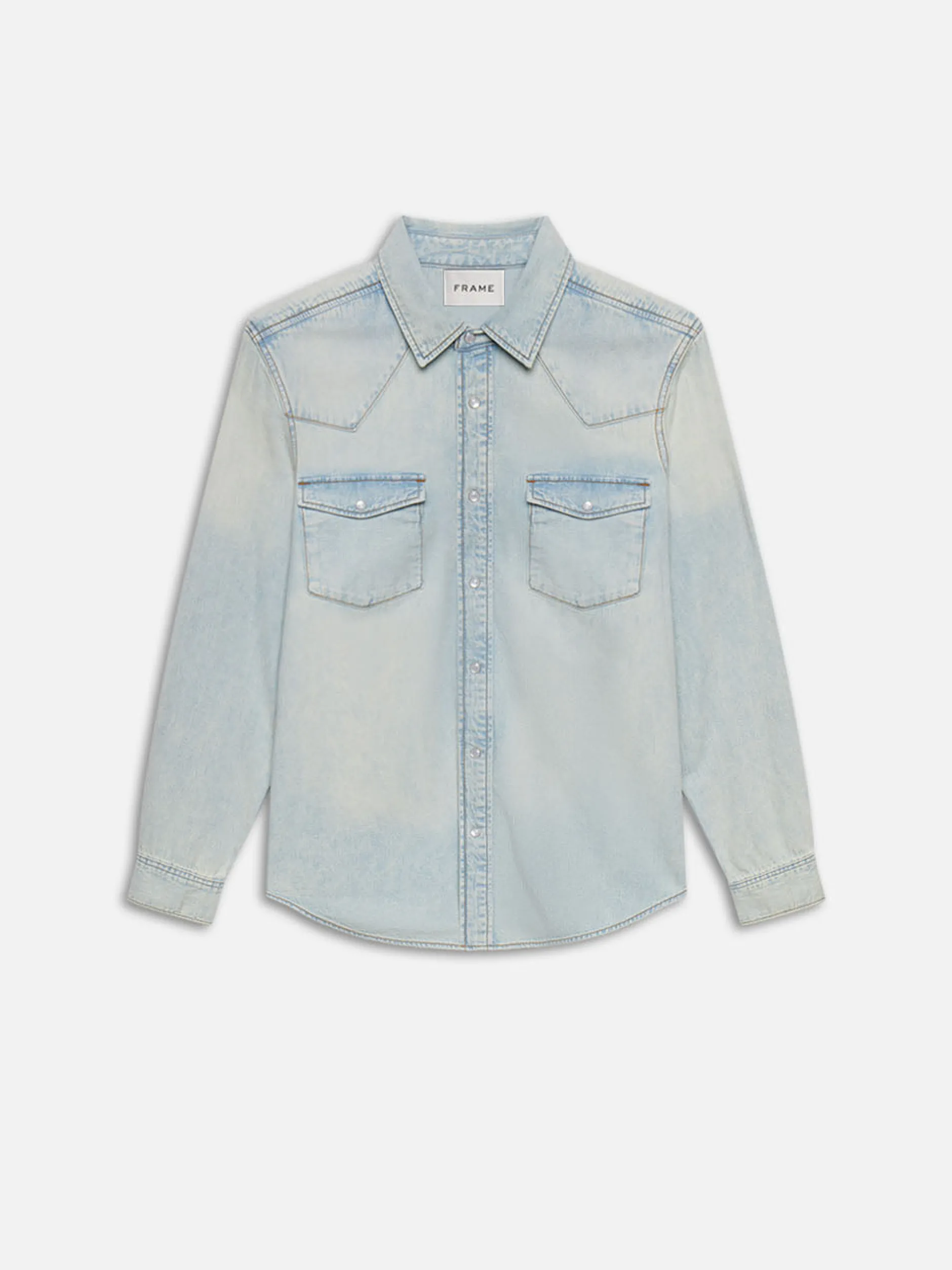 FRAME Western Denim Shirt in< Shirts