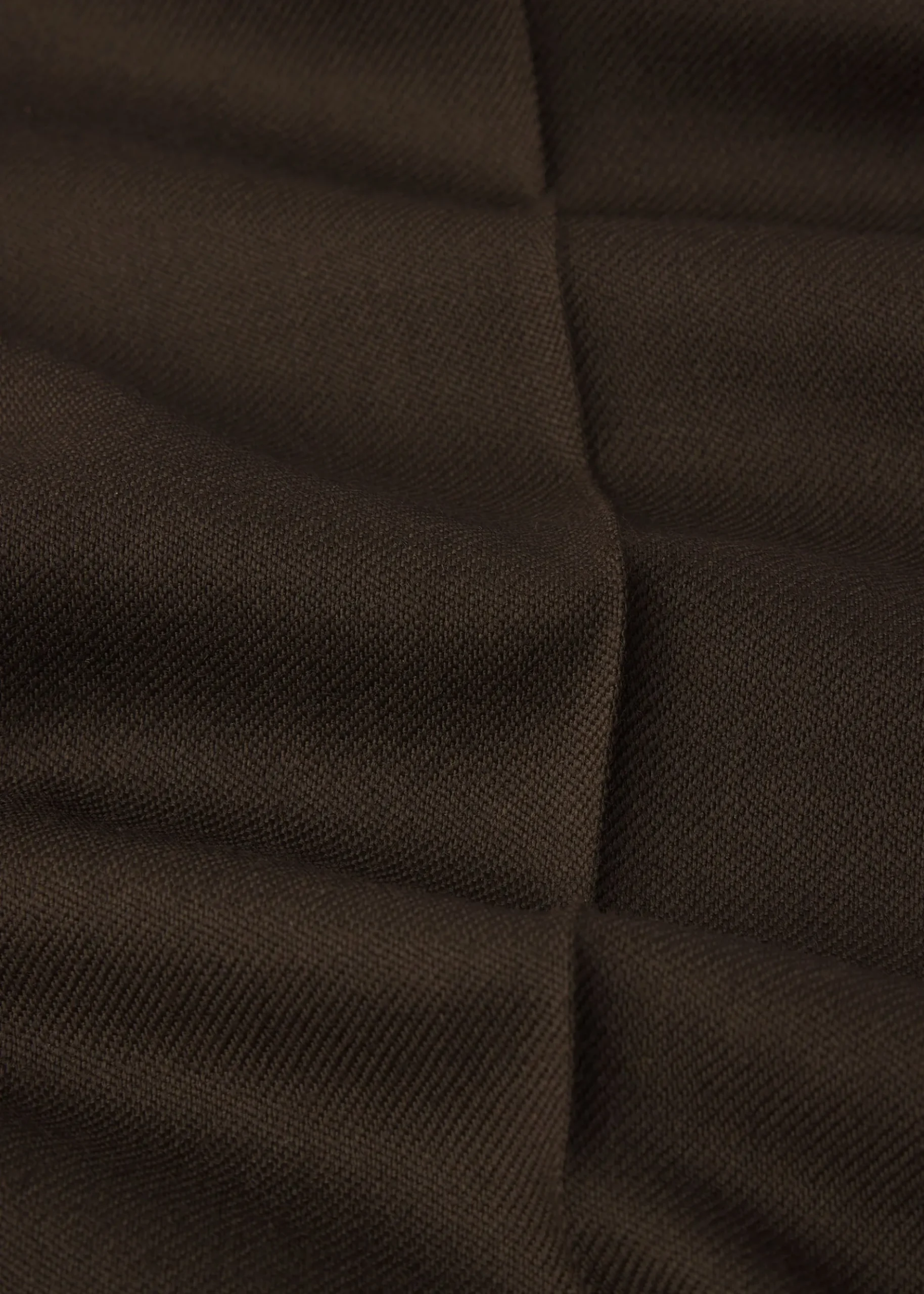 FRAME Wool Cargo Pant Trousers in Dark Taupe< Pants & Shorts