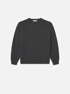 FRAME Wool Cashmere Textured Sweater in< Sweaters & Hoodies
