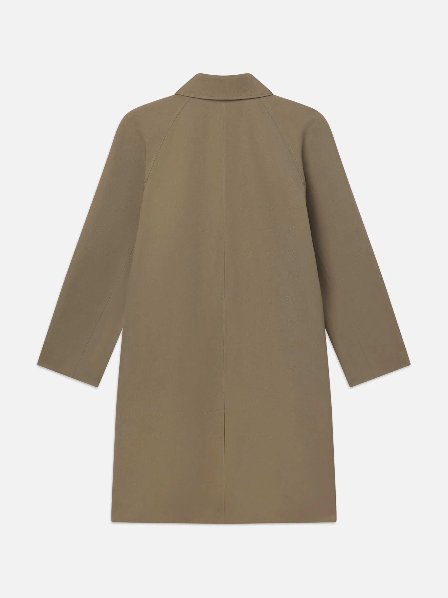 FRAME Wool Trench Coat in Light Brown< Jackets & Coats